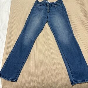 KanCan Women's Denim Blue Skinny Leg Jeans